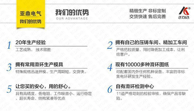 传统碳刷式滑环现货规格