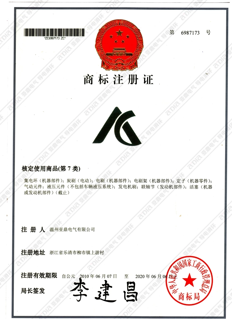 商标注册证